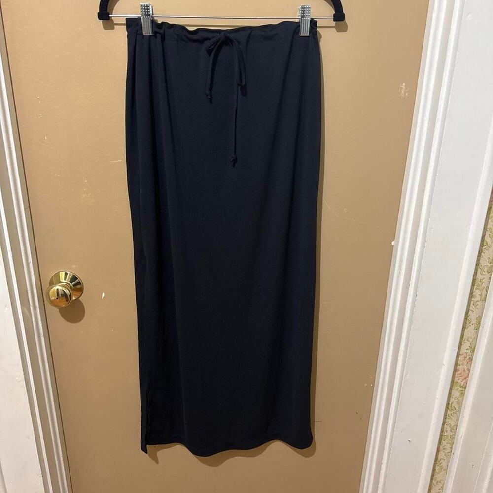 Black maxi skirt